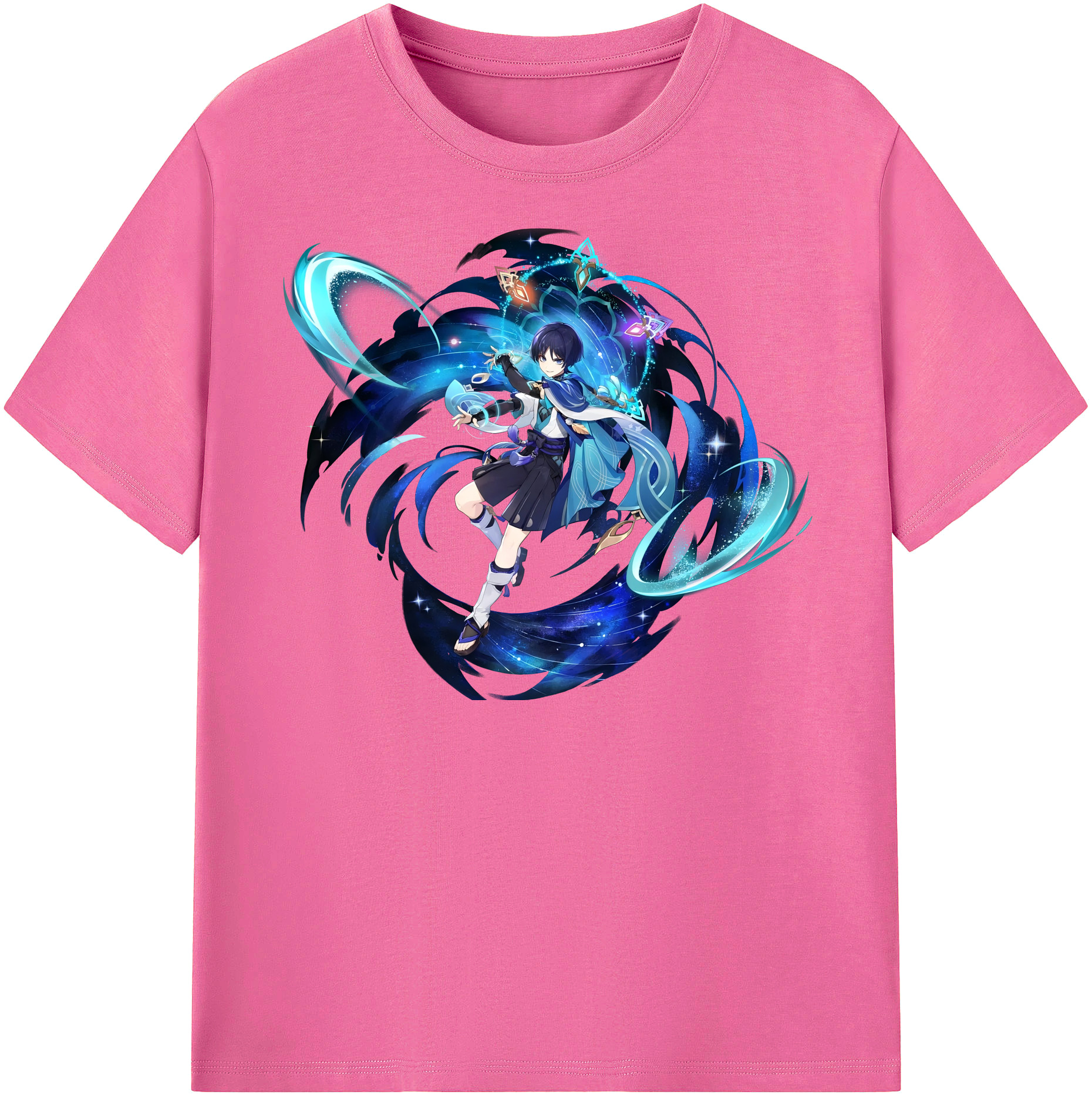げんし神 さんペい genshin Sanpei レディースカジュアルプリントTシャツ（綿100％）